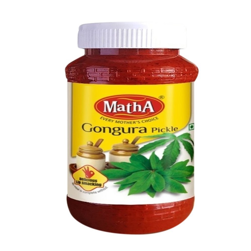 Matha Spicy 1 Kg Gongura Pickle, Packaging Type: Plastic Jar