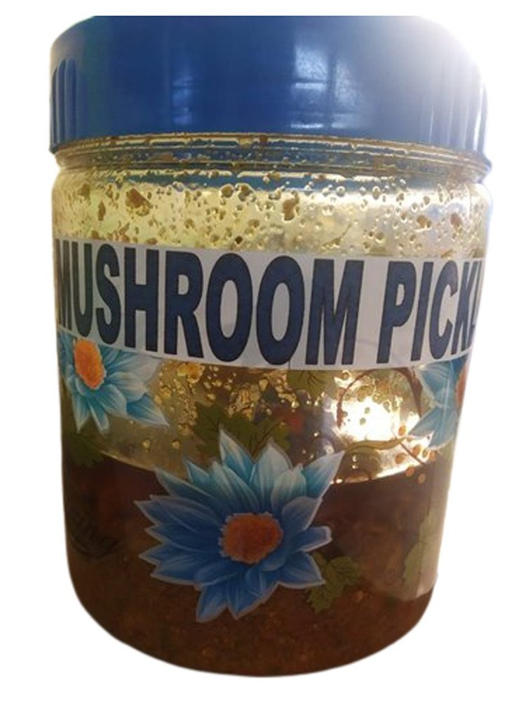 Nature Green Spicy Organic Mushroom Pickle, Packaging Type: Plastic Jar, Packaging Size: 400 G img