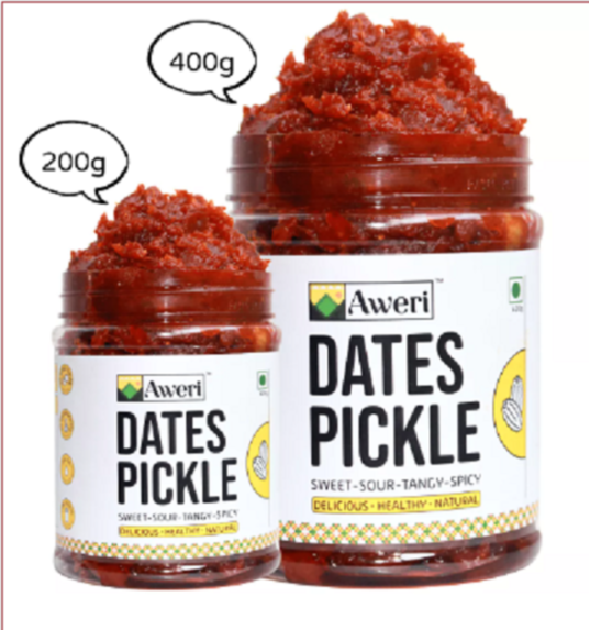 Aweri Sweet, Tangy and Spicy Dates Pickle, No Added Sugar, No Preservative, Packaging Type: Box, Packaging Size: 200g And 400g