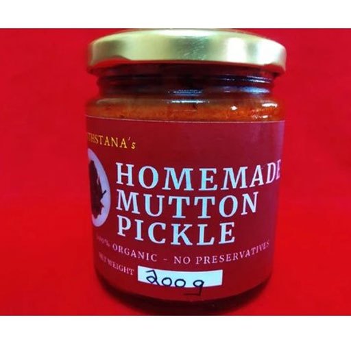 Spicy Homemade Boneless Mutton Pickle, Packaging Size: 200 Gm img