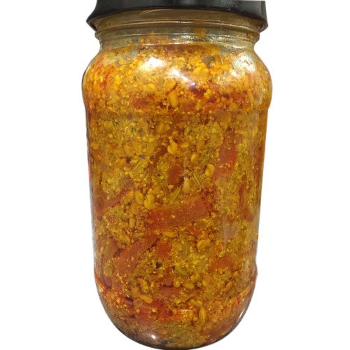 Indian Red Carrot Pickle, Packaging Type: Glass Jar, Packaging Size: 500 Gm