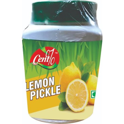 Cent% Lemon Pickle, Packaging Type: Box, Packaging Size: 1 Kg