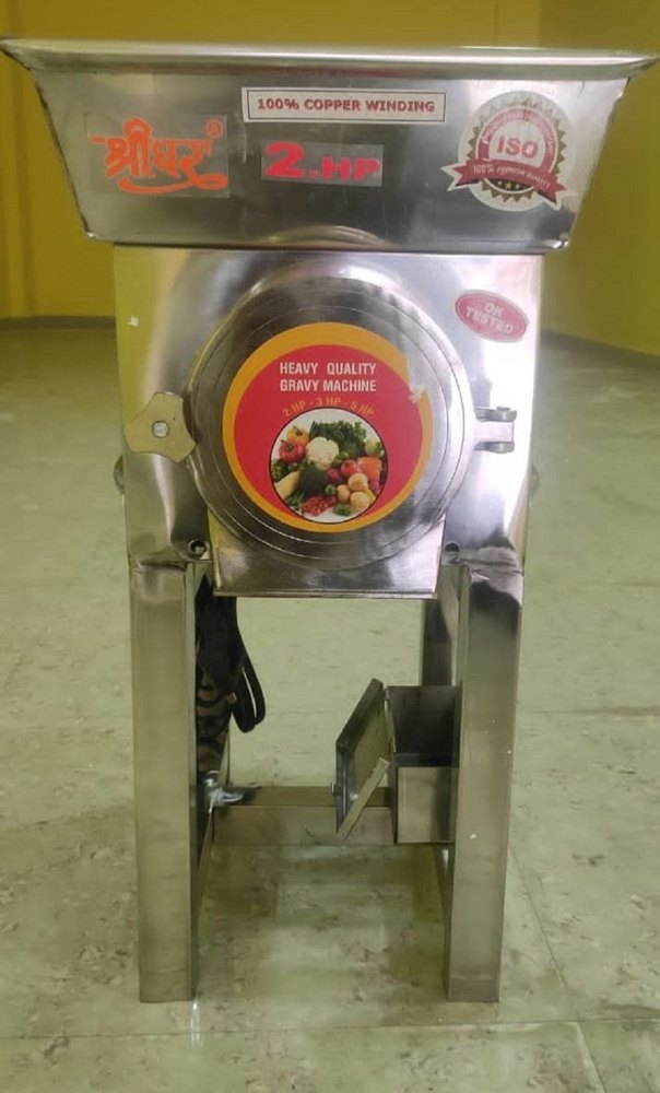 Semi Automatic Sreedhar 2HP Ginger Machine, 100 kg/hr