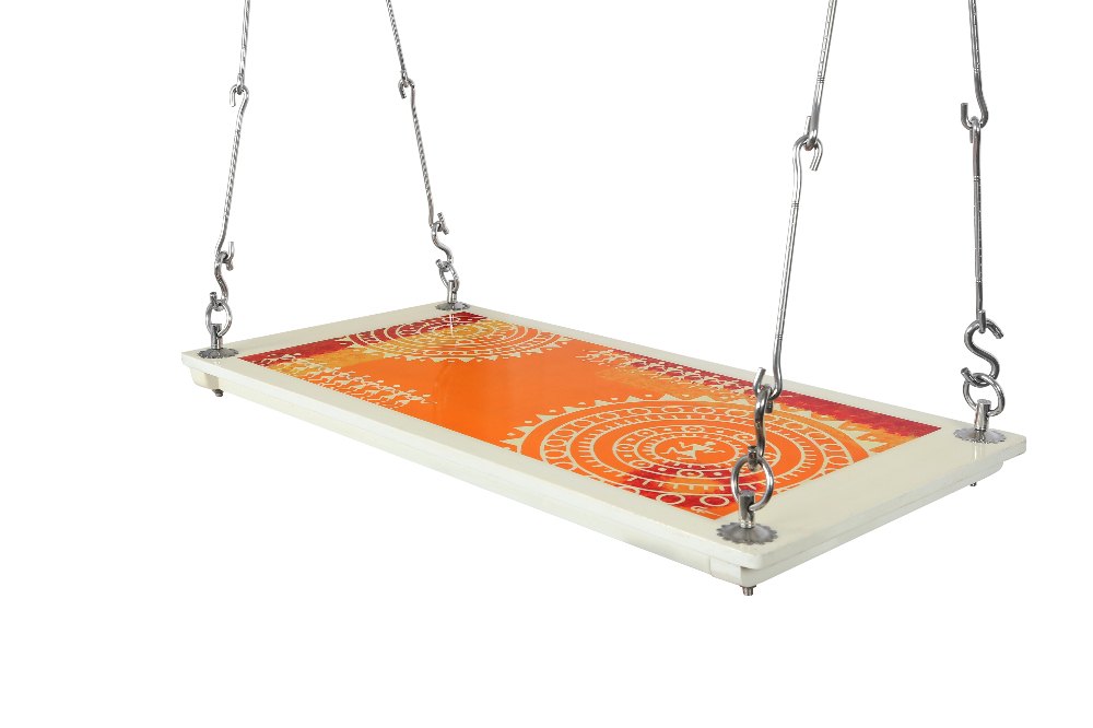 Imala 2 Seater Warli Painted Plywood Swing