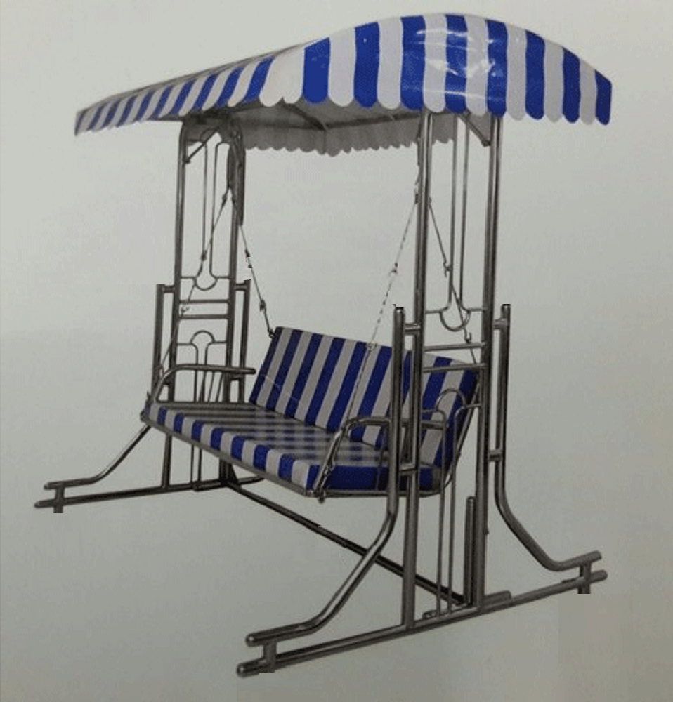 MS Mild Steel 2 Seater Roof SS Swing