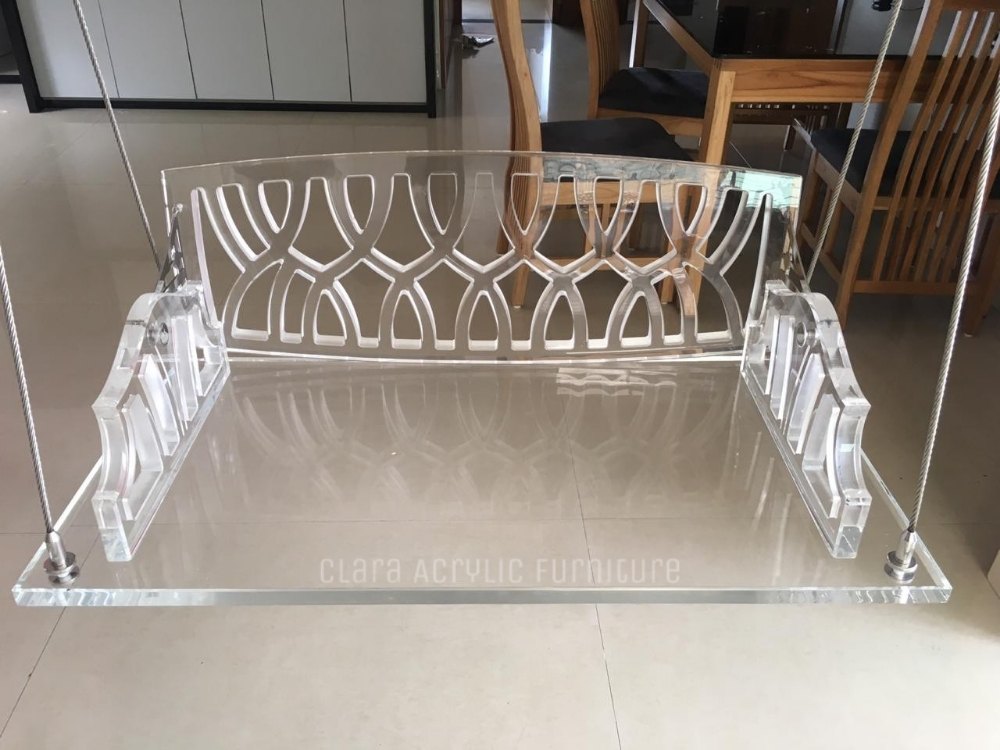 DD Designs Modern Two Seater Acrylic Swing