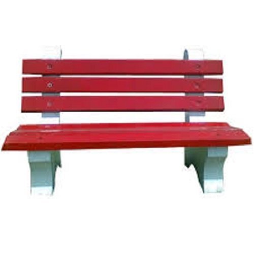 Outdoor Rcc Bench, Without Backrest, 3 Seater