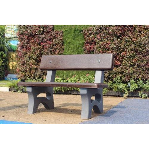 Antique Without Arm Rest High Quality RCC Wood Bench, With Back