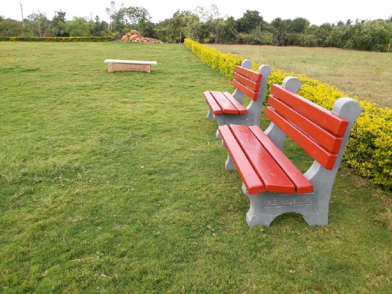 3 Seater Cement Garden Chair