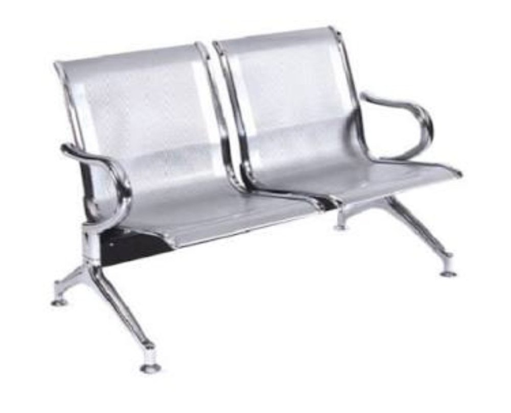 Elite Stainless Steel Two Seater Metal Bench