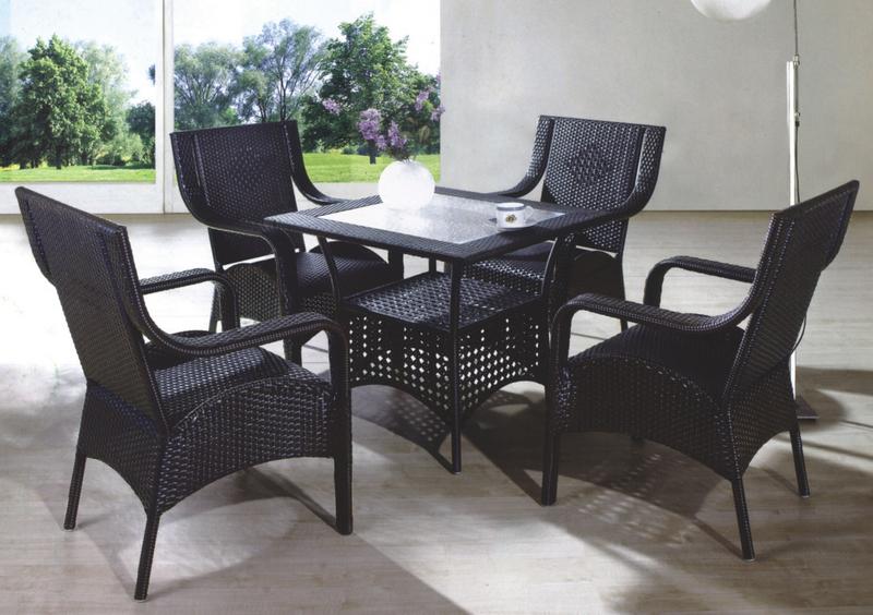 Global Corporation Coffee Color Garden Dining Set