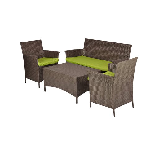 Plastic Conference Outdoor Patio 5 Seater Sofa Set, For Home