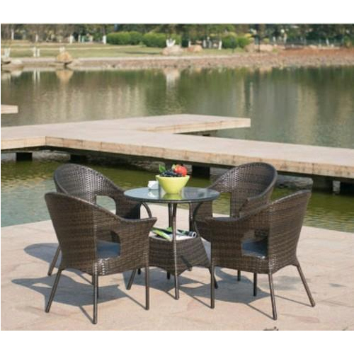 Wicker Delite Color Coated Colored Outdoor Table And Chairs Set