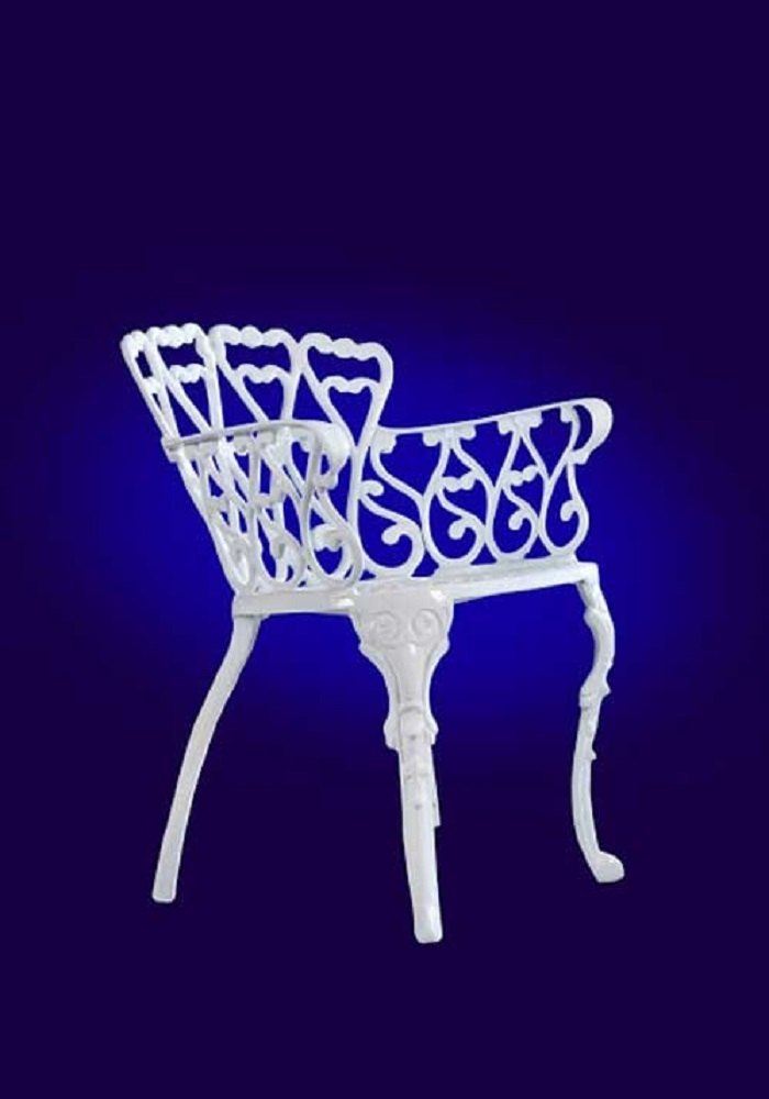 White Aluminum Garden Chair