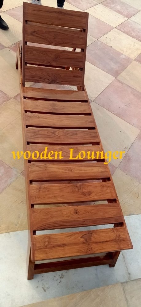 Wooden Sun Lounger, For Pool deck