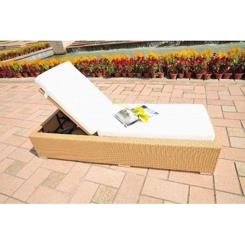 wicker Rectangle, Garden Lounger