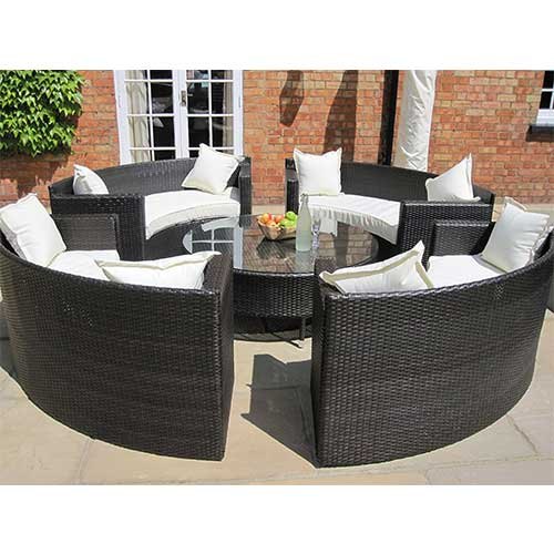 Universal Furniture Black Outdoor Decorative Sofa for Living Room