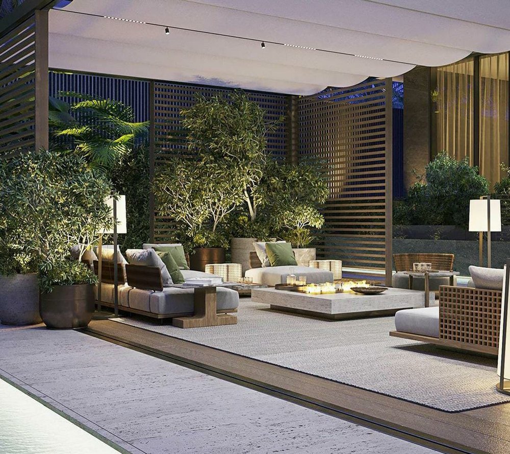 Outdoor Minotti Sofa Set