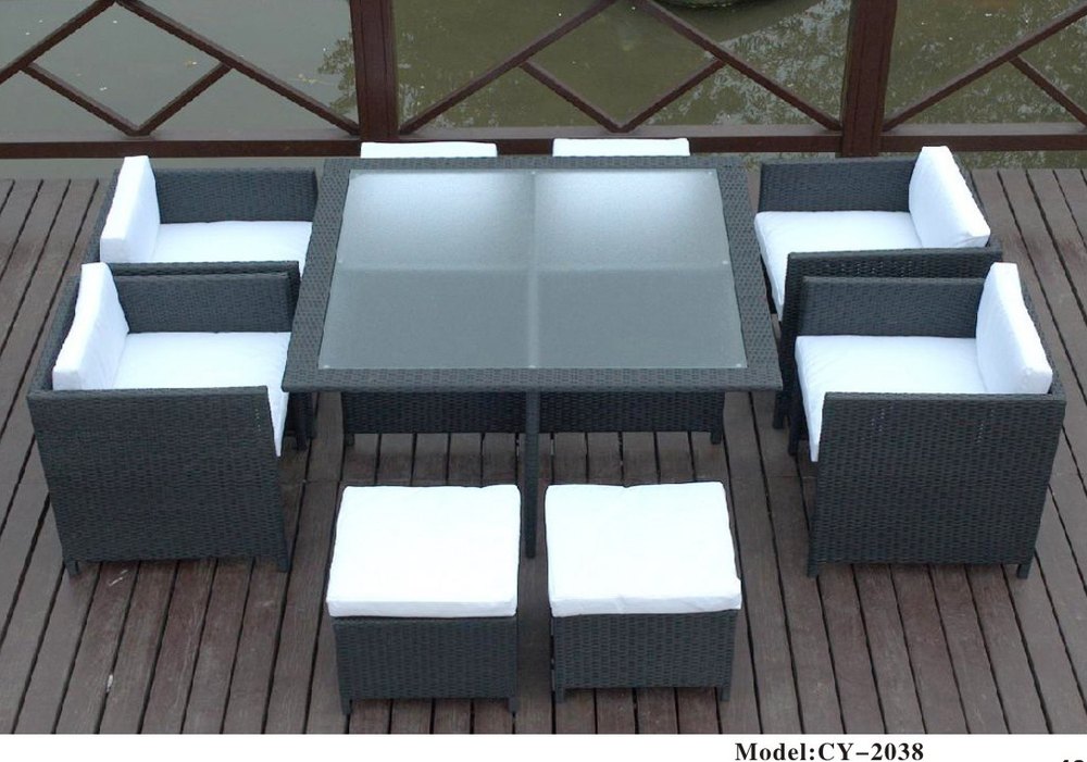 Decorative Mild Steel Aluminium Outdoor Furniture