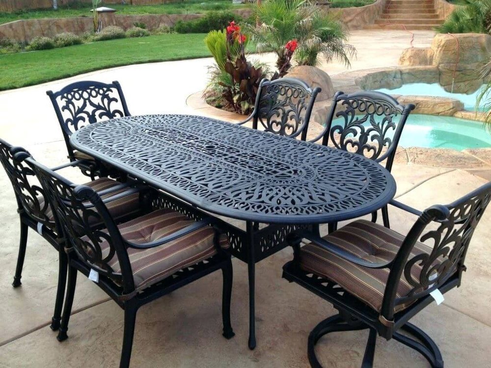 Black Wrought Iron Garden Furniture