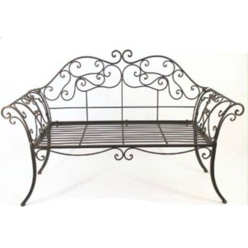 Gray Designer Garden Iron Furniture, Seating Capacity: 2 Seater