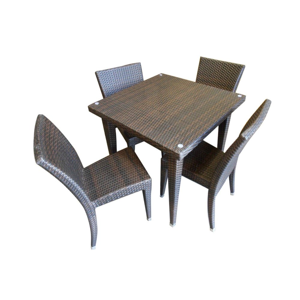 Universal Furniture Balcony Brown Table with 4 Chairs