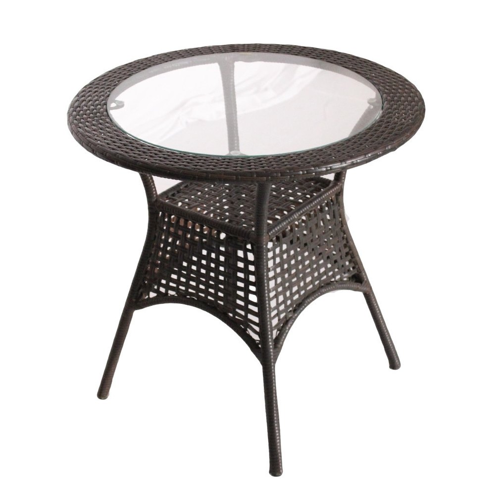 Decorative Mild Steel Rattan Table, For outdoor