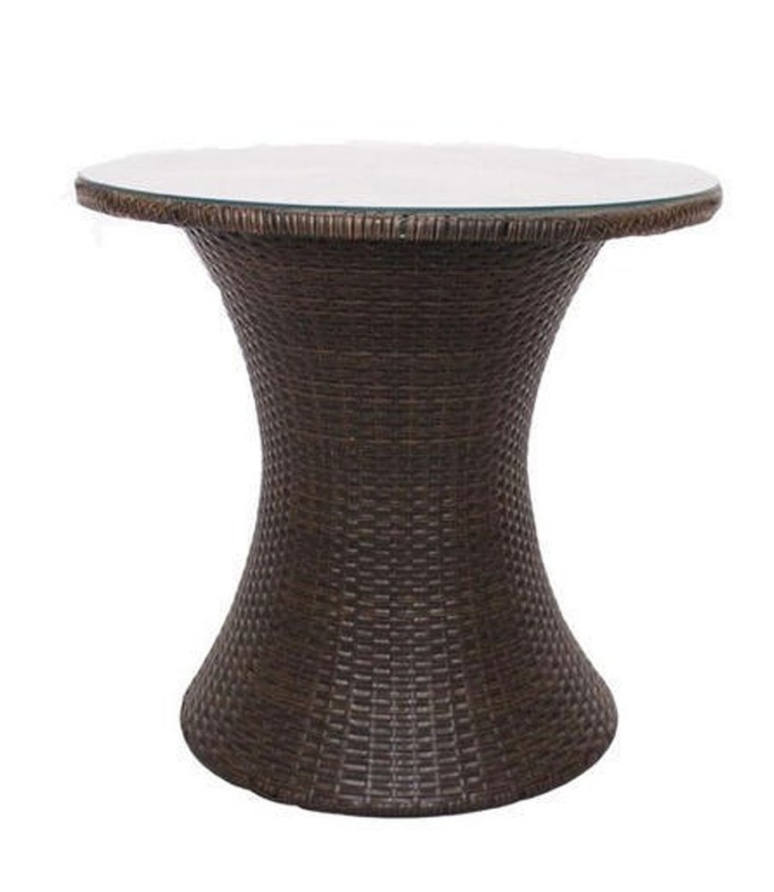 Brown Wooden Outdoor Round Table, For Home