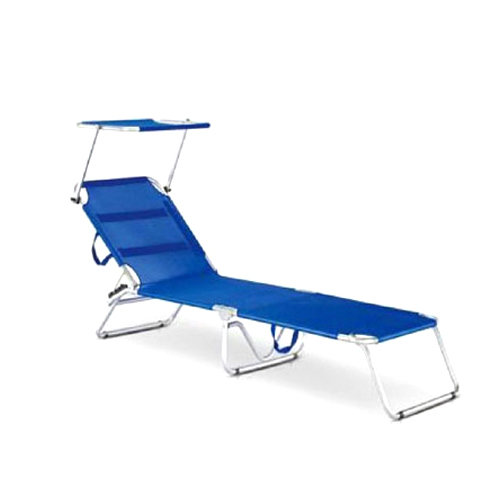 Blue Beach Bed, 1-Seater, Size: 1920 X 770 X 350mm