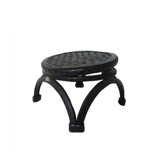 Rubber Black garden stool, For Restaurant, Size: Width : 20 Inches