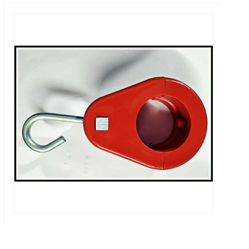 Red Stainless Steel Plastic Swing Hook