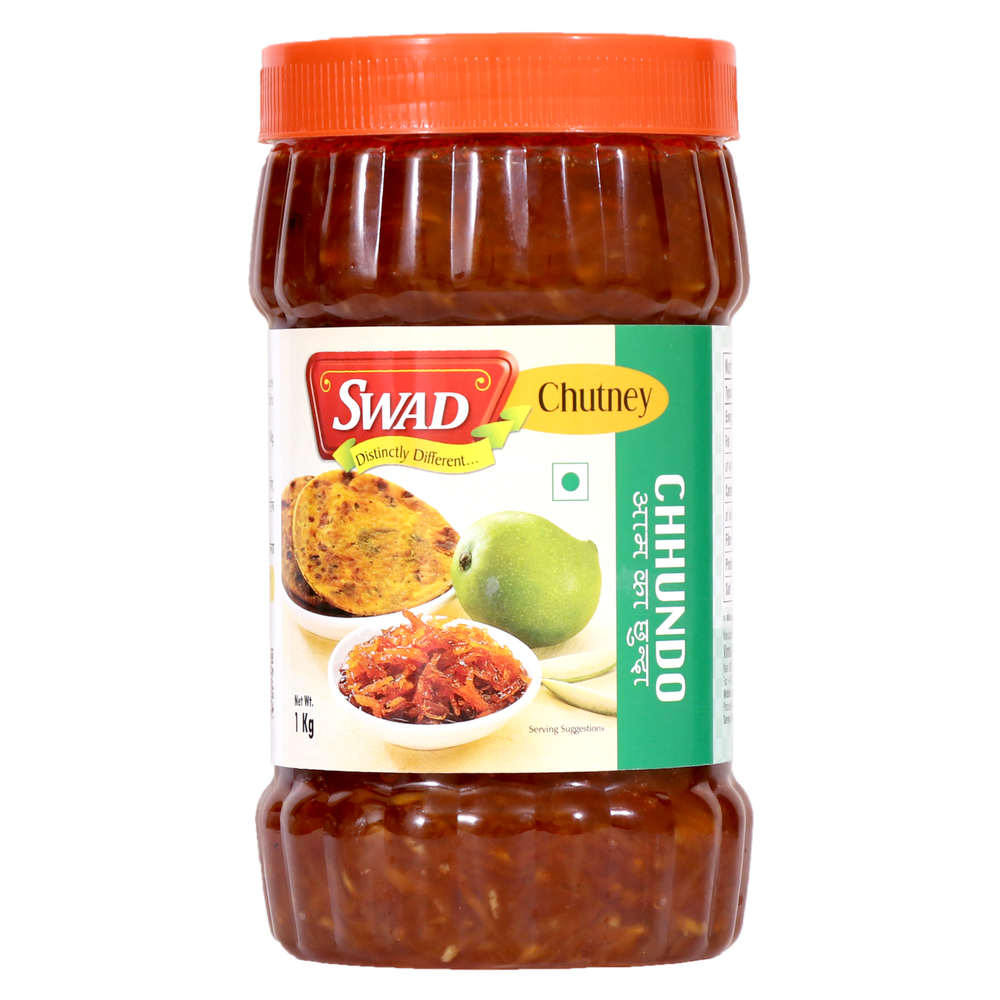 Jar 1 Kg Swad Chhundo Sweet Grated Mango Chutney