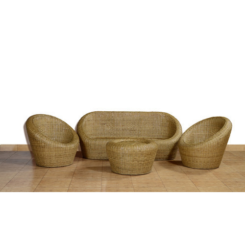 Brown Cane Sofa Set