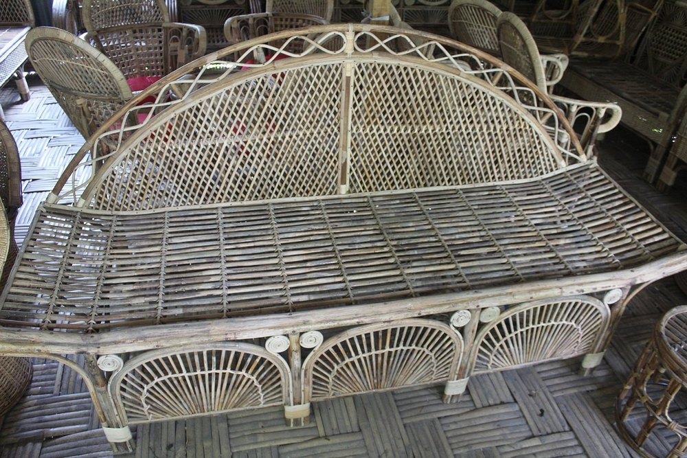 Cane Diwan Bed, 77*25*40 Inch