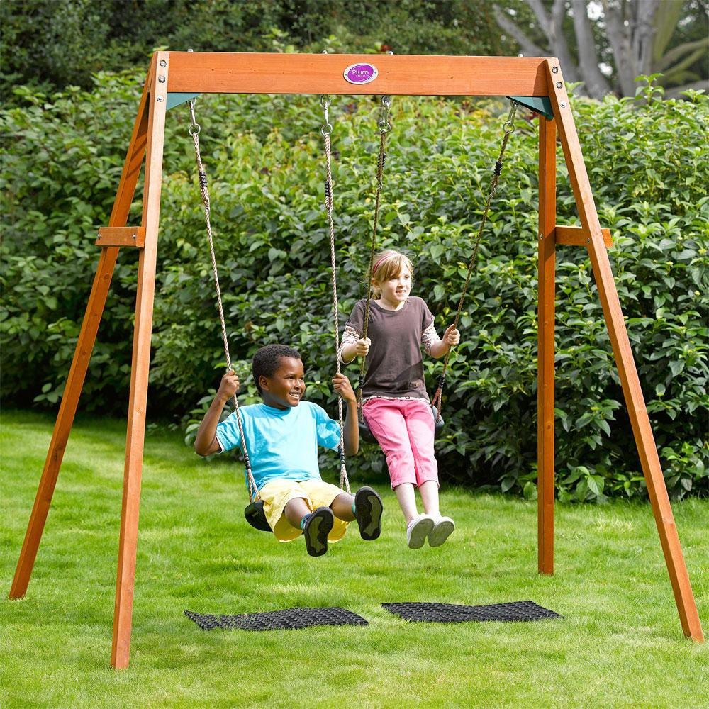 Metal Rubber Belt Kids Swings