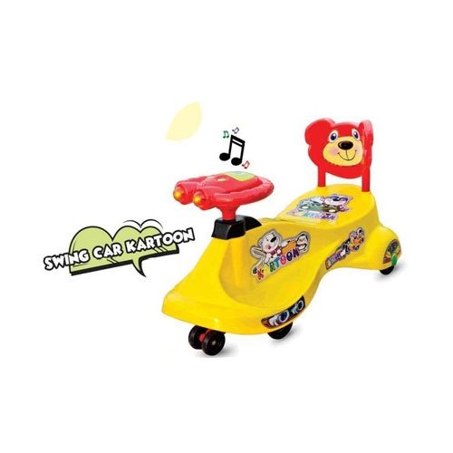 Plastic Kartoon Baby Swing Car, Child Age Group: 3 To 5