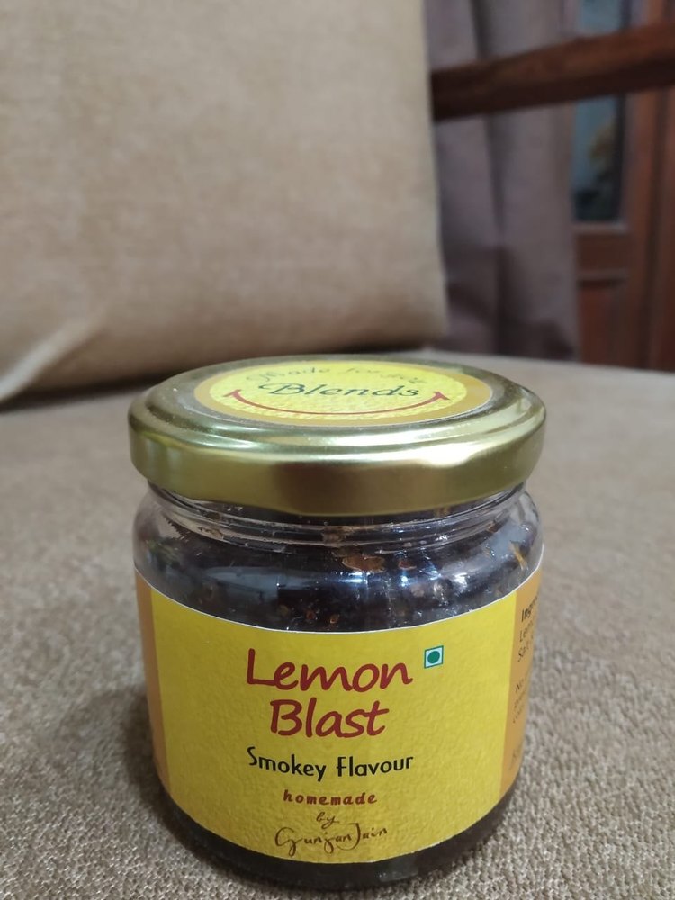 Blends Lemon Blast Smokey Flavour Home Made Lemon Chutney, 220gm, Lemon and spices