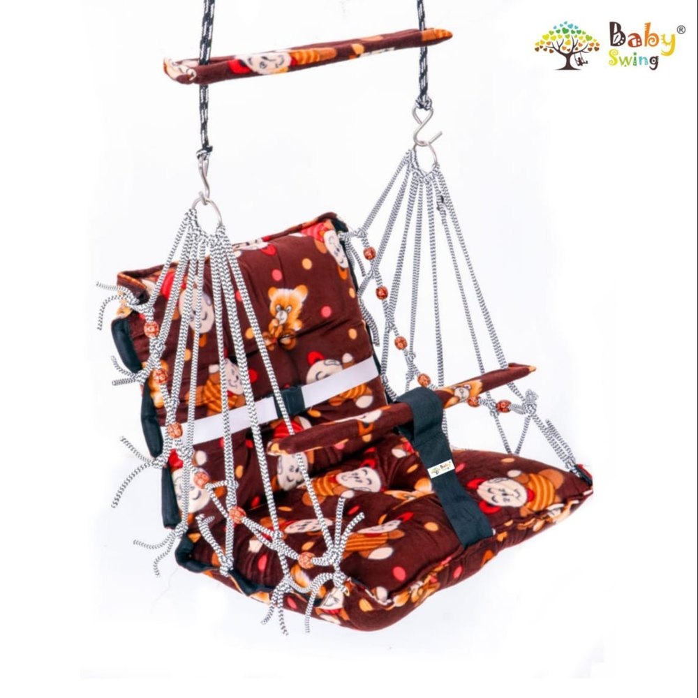 Multicolor Cotton Baby Swing Manufacturer In India, Fabric Pattern: Printed