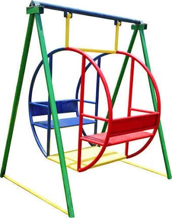 Cast Iron Playground FRP Circular Swing, Seating Capacity: 4