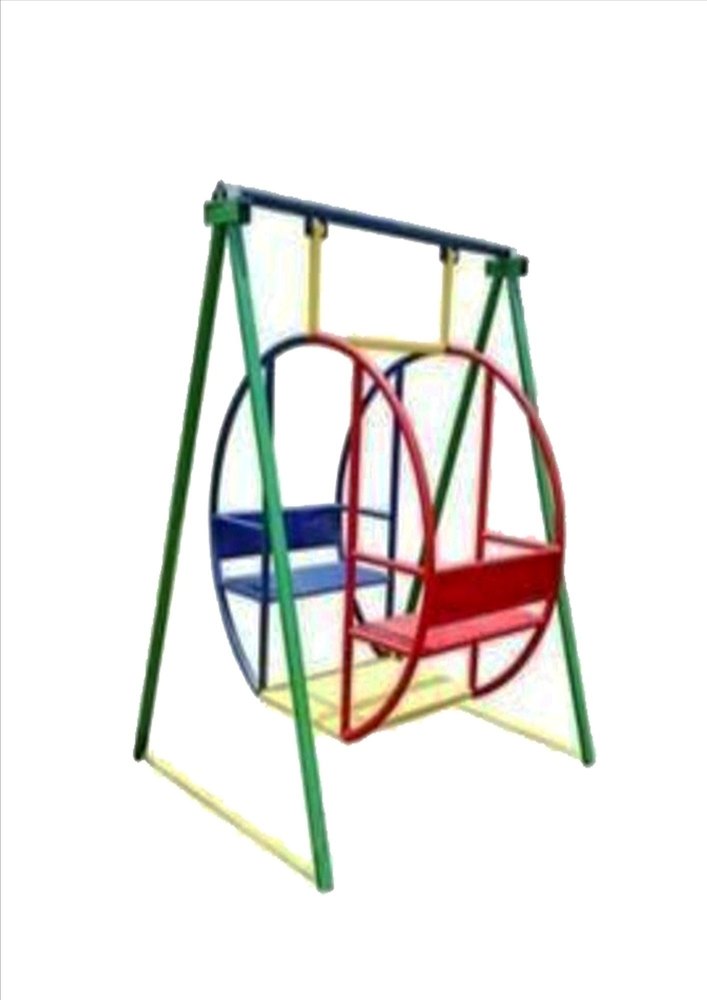 Garden, Playground Mild Steel Circular Swing, Seating Capacity: 4 Seater