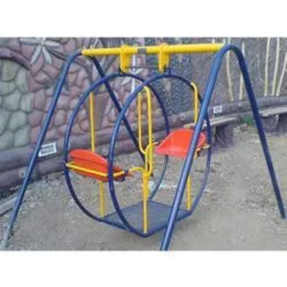 Metal Circular Swing 2 Seat