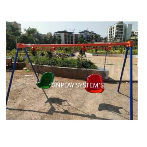 Mild Steel Outdoor FRP Swings, For Playground, Seating Capacity: 2