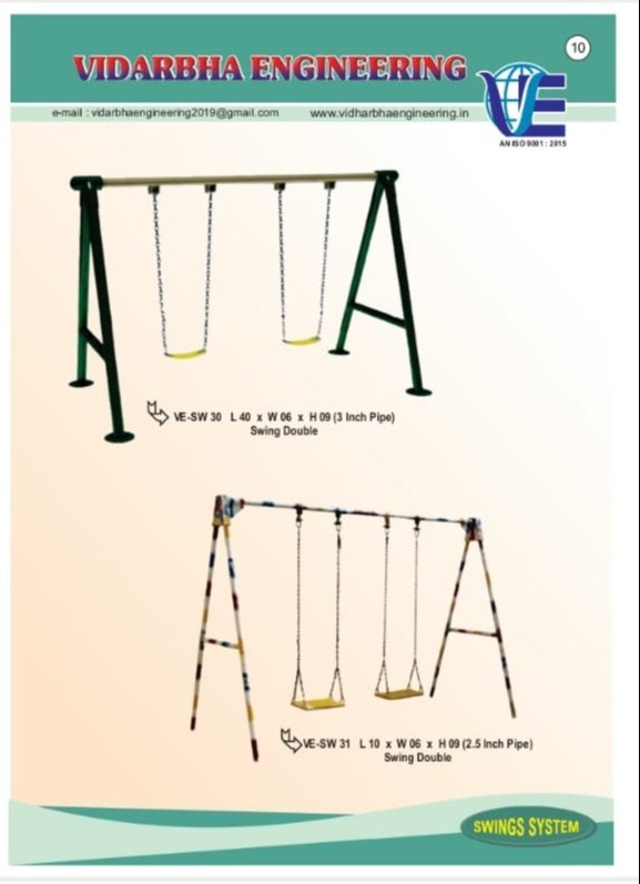 Double Swing for Playground