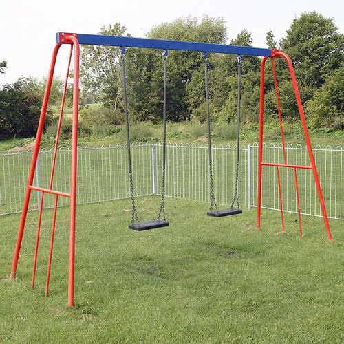 Mild Steel FRP MS Park Swing, Seating Capacity: 2