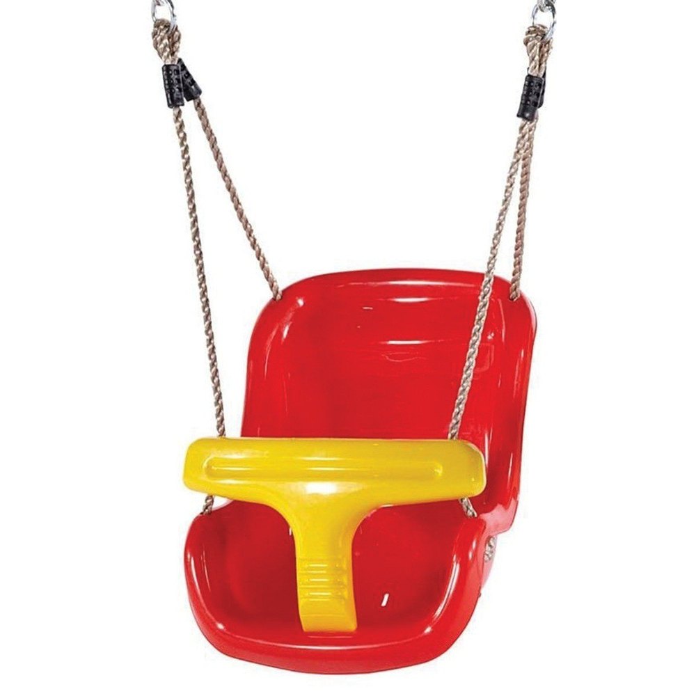 Red FRP Plastic Bucket Swing, Size: L63.5 X 46.5 X H55