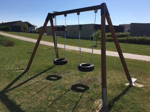 Playing Multicolor TYRE SWING, For Swinging, Seating Capacity: 2 Kids