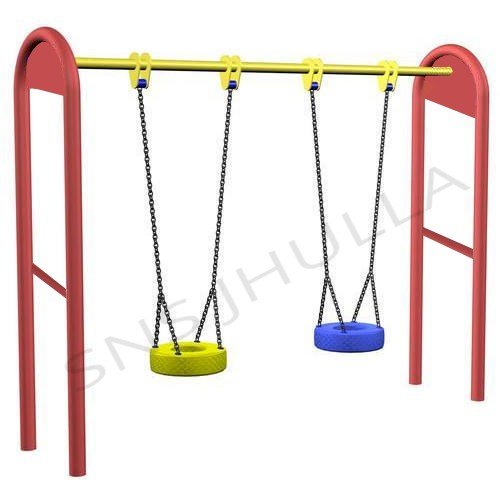 Double TYRE Swing, For Ground, Seating Capacity: 2 Children