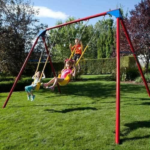 Metal 2 Seater Play Equipment Swing