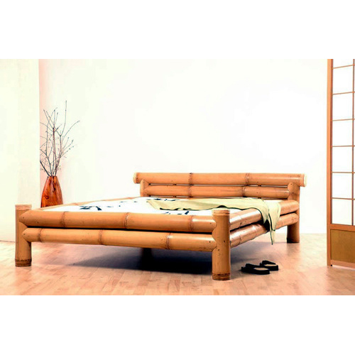 Brown Designer Bamboo Bed