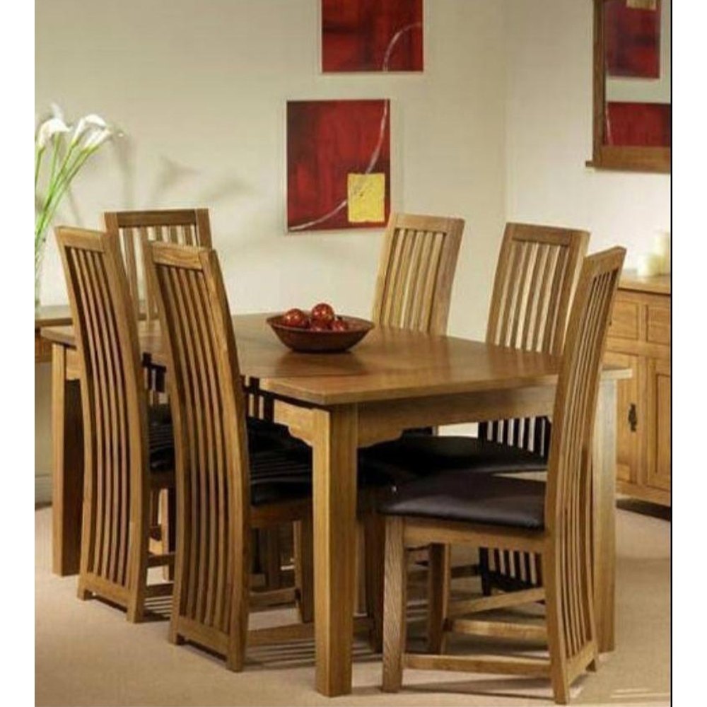 Brown Bamboo Dining Table, For Home